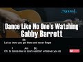 Gabby Barrett - Dance Like No One’s Watching Guitar Chords Lyrics