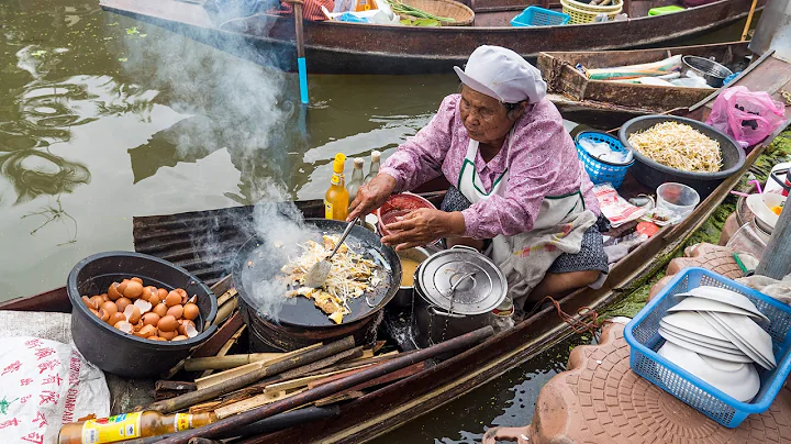 Thai Food at Tha Kha Floating Market (ตลาดน้ำท่าคา) - Don't Miss Aunty's Fried Oyster Omelet! - DayDayNews