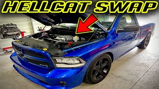 How Much Does Hellcat Swap Dodge RAM 1500 Weigh