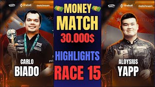 Download Lagu CARLO BIADO - ALOYSIUS YAPP | EXHIBITION MATCH | 10 BALL RACE 15 MP3