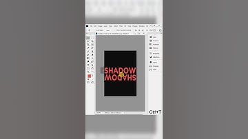 How to create shadow effect in Photoshop #viralvideo #viral #like #hindi #trending #shorts #short