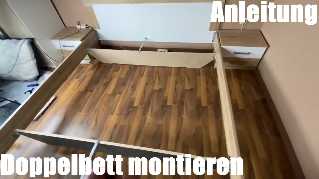 Letto Venlo Con 2 Comodini Rauch - Rovere Sonoma E Bianco Alpino, 160x200 Cm, Senza Materasso