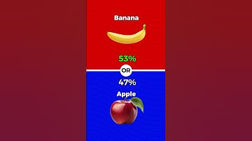 41 | What Would You Rather? (FRUITS)  #whatwouldyourather #game #quiz #funny #fruits