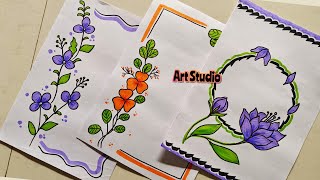 Border Designs/Border design for project/Project work designs/Assignment front page design handmade