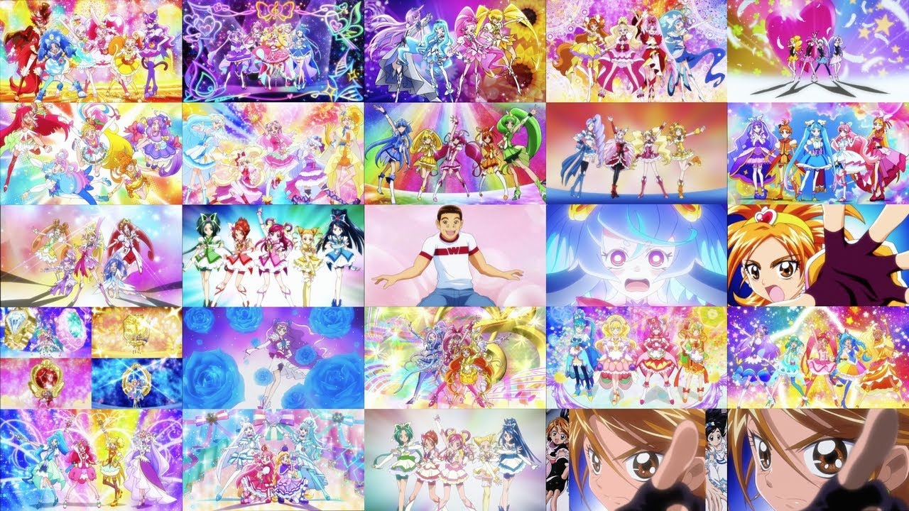 28分割】プリキュアオールスターズ2025 延べ107人チーム別変身シーン