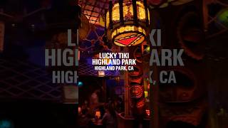 Outrageous Tiki Speakeasy: Lucky Tiki Highland Park #shorts #cocktailfridays #tikibar #highlandpark