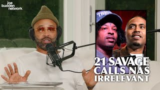 21 Savage Calls Nas IRRELEVANT After Dropping His New Album