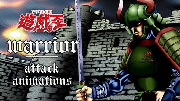 『Yugioh DOTR』 All Warrior Attack Animations [戦士] [HD]