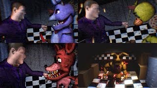 FNAF3 Mini Game Compilation - Animatronic Perspective View (Five Nights at Freddy's)