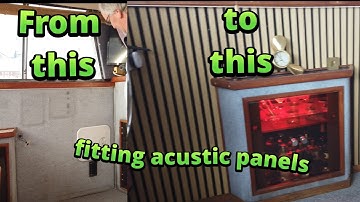 Akoestische panelen monteren in een Carver 3207