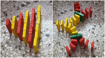 Split technique with dominoes - 2 ways || Domino#3squad ||