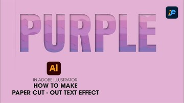 How to make Paper Cut-Out Text Effect in Adobe Illustrator