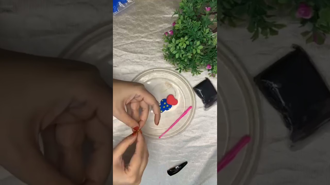 DIY BTS 💙TATA Clay Hairclip 