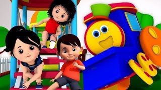 Bob o trem | Rimas de berçário para crianças | Vídeos de desenhos animados | Canções In