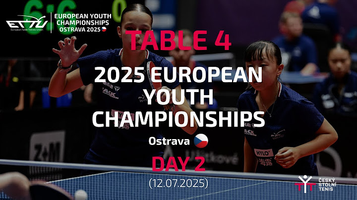 EUROPEAN YOUTH CHAMPIONSHIPS 2025 | DAY 2 | TABLE 4