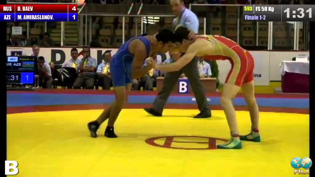 ПМЮ-2014. 58 кг. Давид Баев - Махир Амирасланов (Азербайджан). Финал ...
