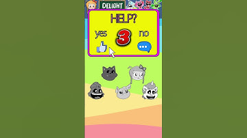 Please help me pass the Color Challenge level 999 - Smiling Critters animation #short