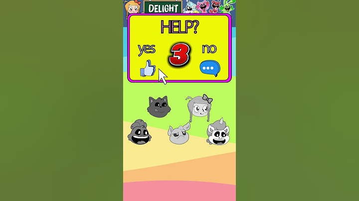 Please help me pass the Color Challenge level 999 - Smiling Critters animation #short