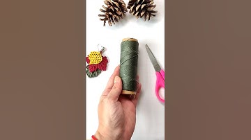 Make your own macrame oak leaf with the step by step tutorial from @bijoumadame #macrame #shorts