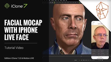 iClone 7.22 Tutorial - Motion LIVE: Facial Mocap with iPhone LIVE FACE