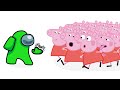 Mini Crewmate vs Peppa Pig Characters