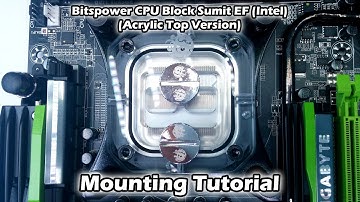 Bitspower CPU Water Cooling Block Mounting Tutorial - IMCustoms