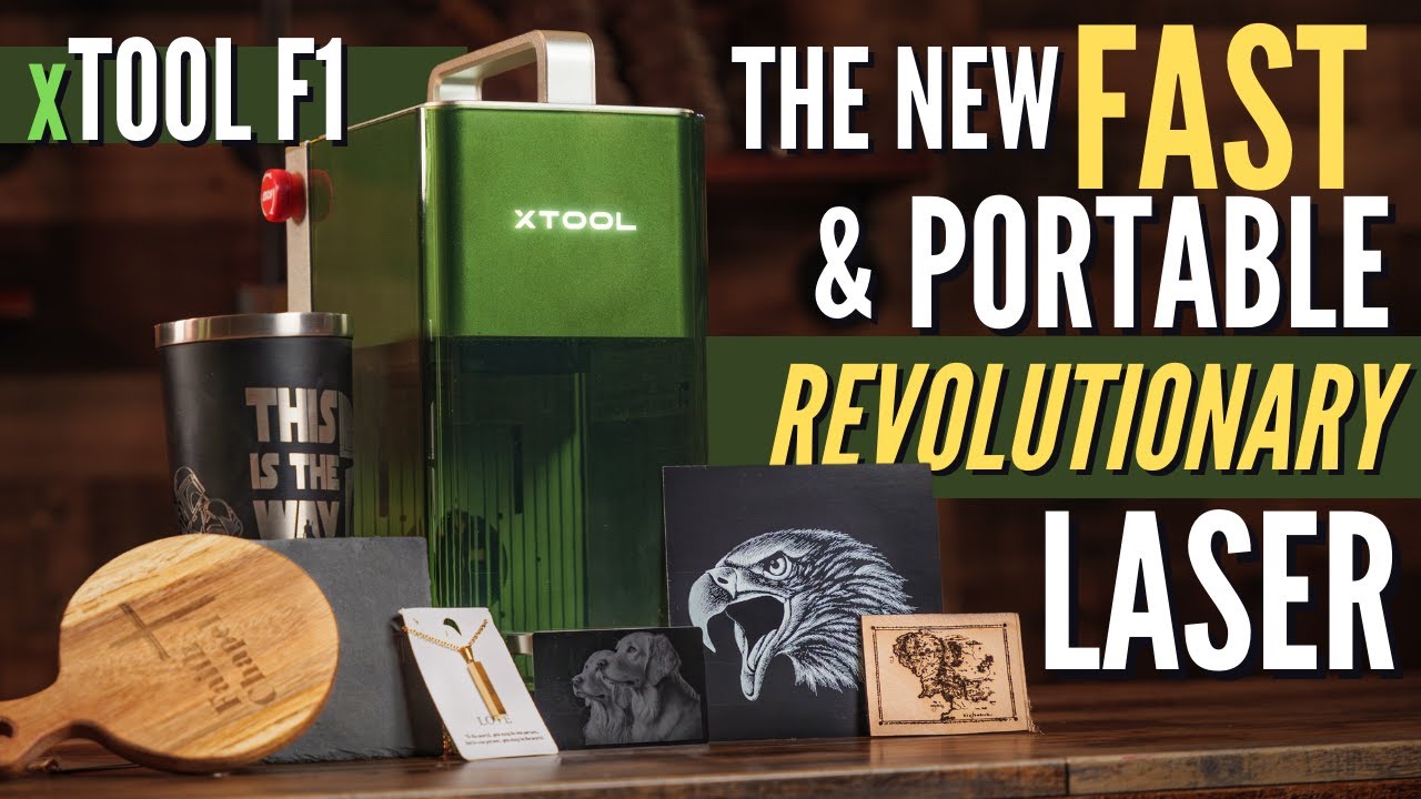 xTool F1 - Fastest Portable Laser Engraver with IR + Diode Laser