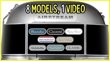 What’s the difference? - Comparing every Airstream travel trailer model in one video!