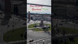 Plaça d'Espanya (Barcelona) vista aérea #shorts #youtube #viajes #youtubeshorts #new #viral #short