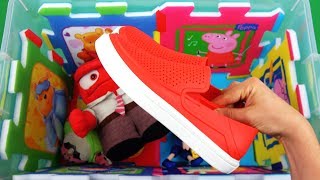 Gekko, Ben & Holly, Shoes, Peppa Pig, Snowball and etc Toys in Learn Colors with characters, animals