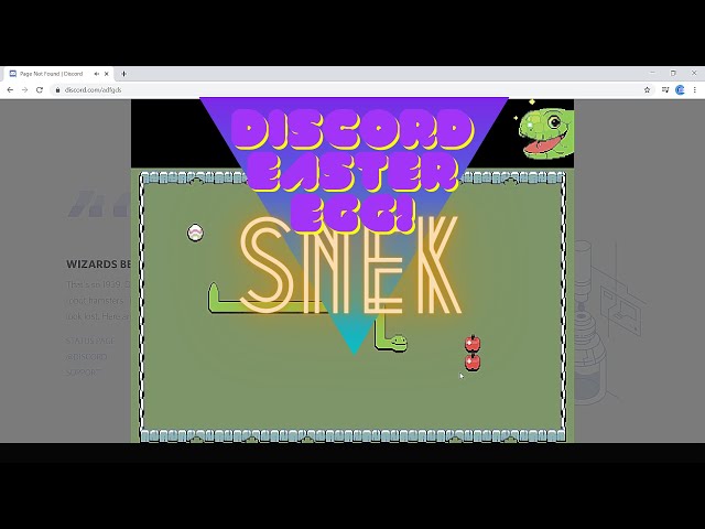 How To Play Discord Snake Game Via Secret Button [2021]