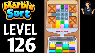 Marble Sort Level 126 Full Walkthrough Solution|Marble Sort - Color puzzle Gameplay
