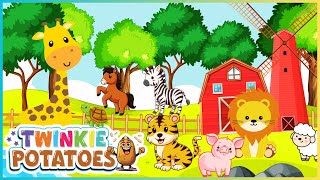 Learn Farm Animals and Sounds for Kids | Zoo Animals Sea Animals + More Animal Sounds Learn Animals