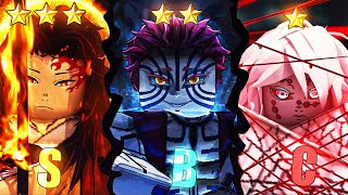 All BREATHINGS and DEMON ART TIER LIST in Demon Fall | Demon Fall Guide (demon slayer roblox game)