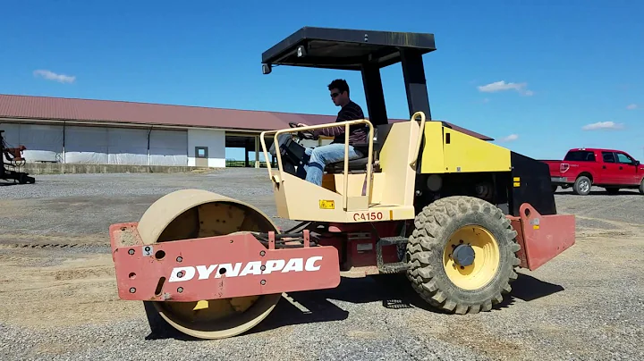 2005 Dynapac CA150D Smooth Drum Vibrating Roller Compact For Sale!