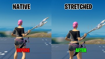 The BEST Stretched Resolution in Fortnite Chapter 4! (FPS Boost & 0 Input Delay)