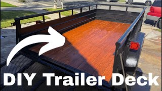How To Replace A Trailer Deck