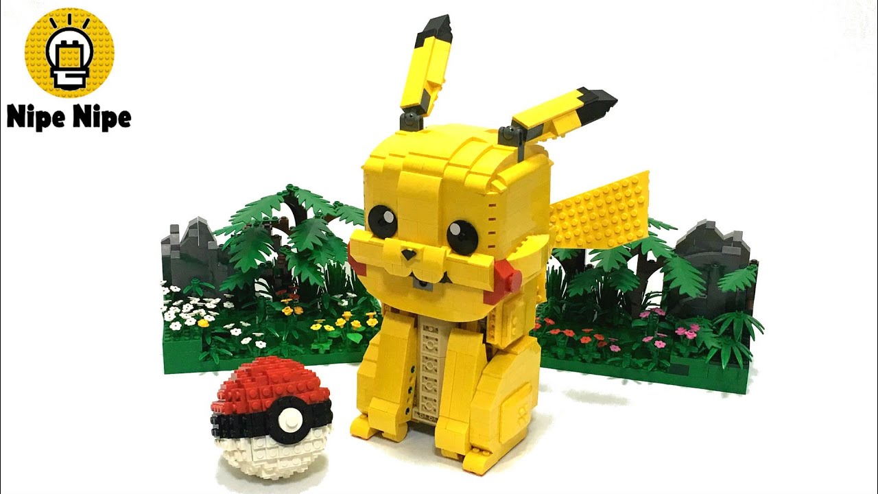 レゴで作ったロボポケモン しゃべるピカチュウをゲットせよ Lego Pokemon Talking Robot Pikachu Youtube