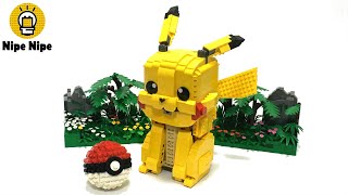 レゴで作ったロボポケモン！しゃべるピカチュウをゲットせよ！LEGO Pokemon Talking robot Pikachu!!