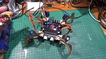 自作Micro:bit 4足歩行ロボ