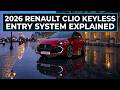 2026 Renault Clio - Keyless Entry And Start