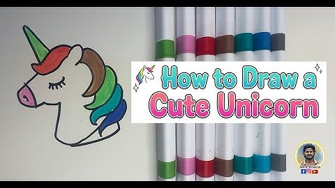🦄 How to Draw a Cute Unicorn in 2 Minutes | Easy Drawing Tutorial for Kids