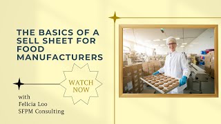 Creating a Winning Sell Sheet for Food Manufacturers | Essential Basics
