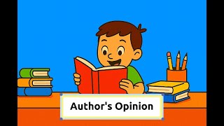 Author’s Opinion Song for Kids | What the Author Thinks, Feels, or Believes