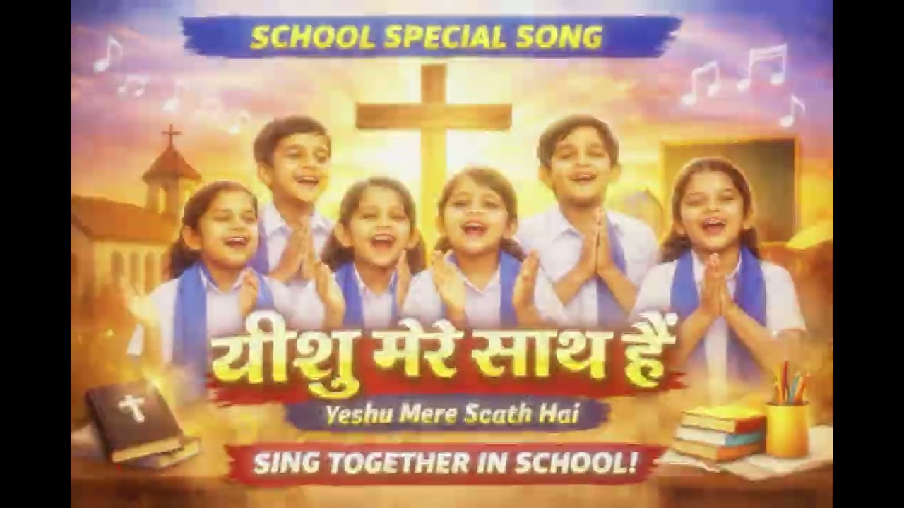 Yeshu Mere Saath Hai | 90s Style Christian School Song | Morning Assembly Special