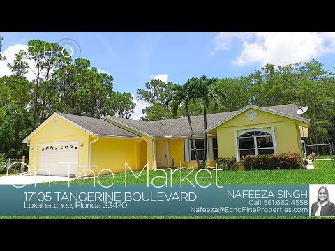 17105 Tangerine Boulevard, Loxahatchee, FL home video tour