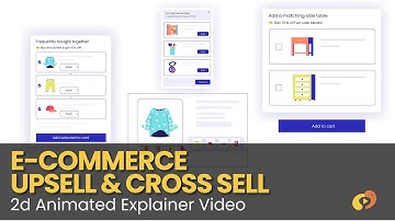 Boost Sales: 2D Animated SellEasy Shopify App - E-commerce Upsell & Cross-Sell - Explainer Video