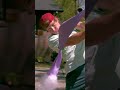 Batter up! 🎈#shorts #slowmotion