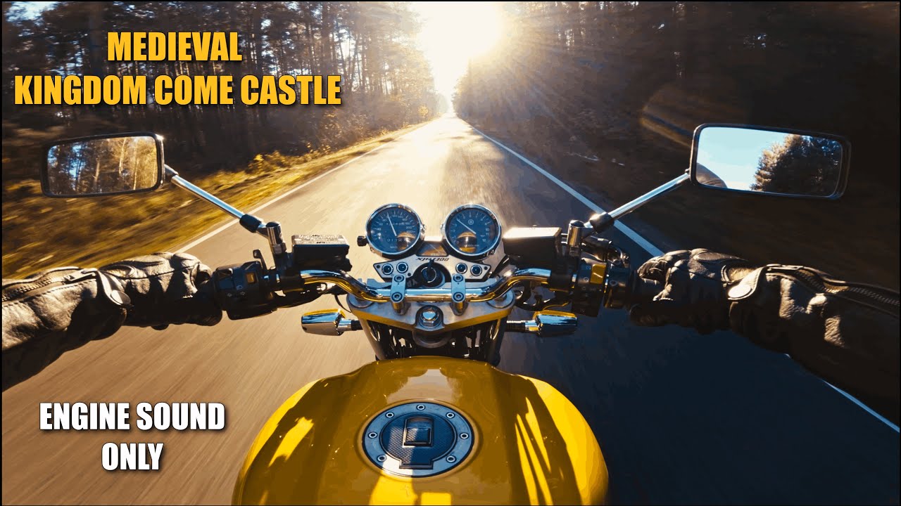 Battling -5°C on my Yamaha XJR1300 — Ride to Kingdom Come Castle