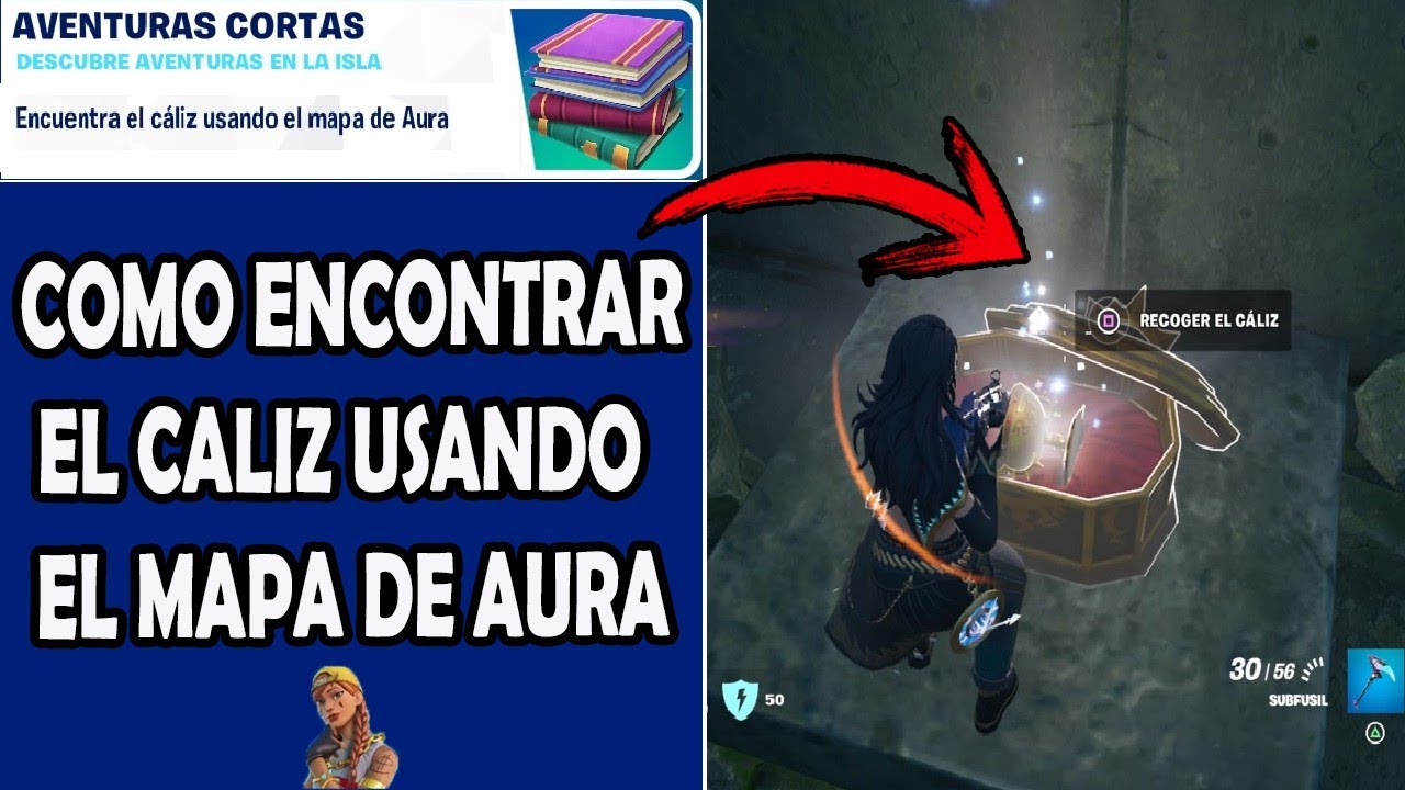 ENCUENTRA EL CALIZ USANDO EL MAPA DE AURA : Ubicacion !!! - YouTube